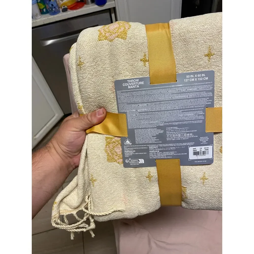 Disney Wish Chenille Throw Blanket Asha & Stars 50